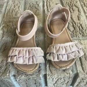 Pale pink Old Navy toddler sandals size 9